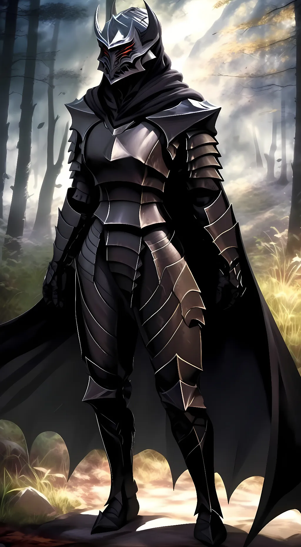 ai character: guts beserker fem background