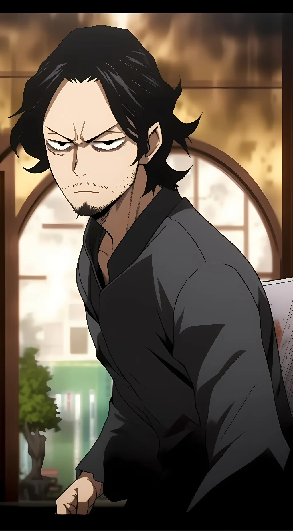 ai character: Shōta Aizawa background