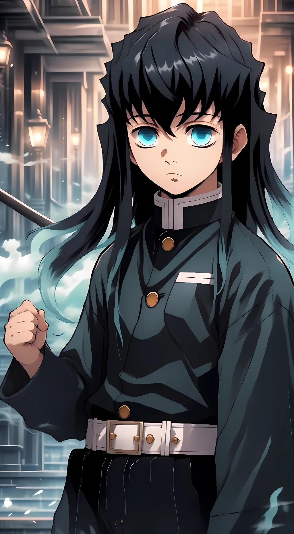 ai character: Muichiro Tokito background