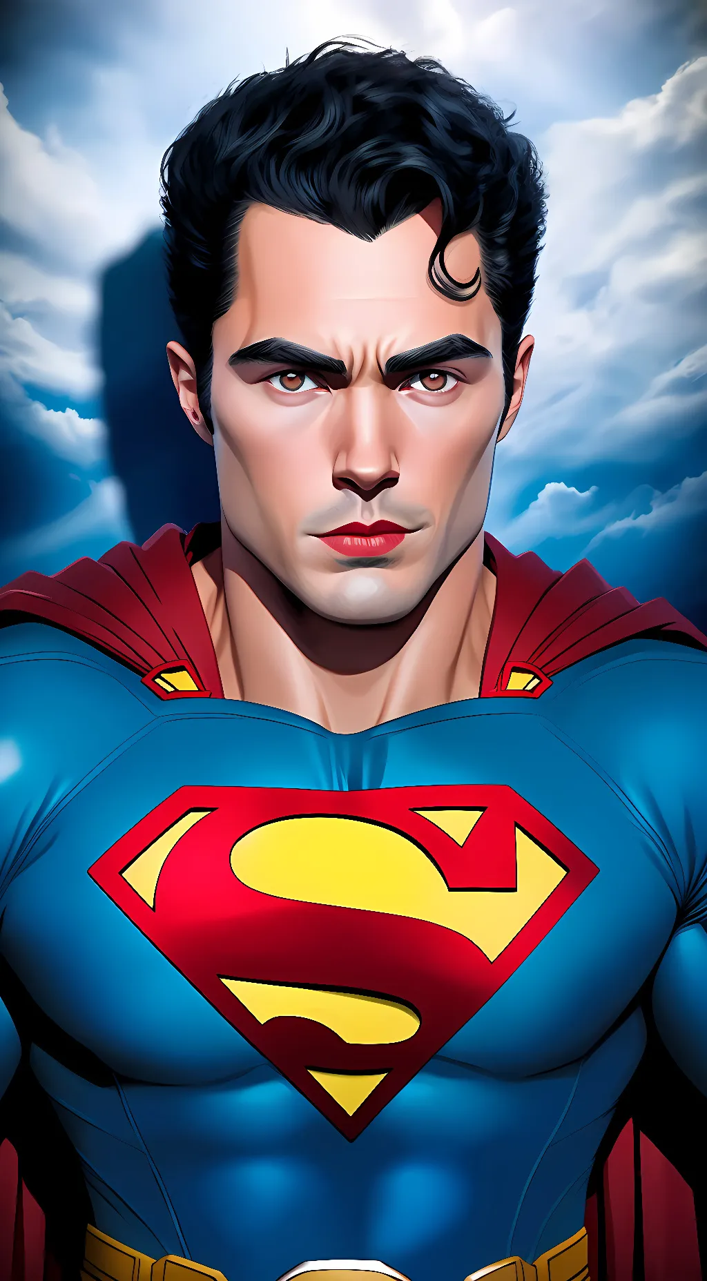 ai character: Superman background