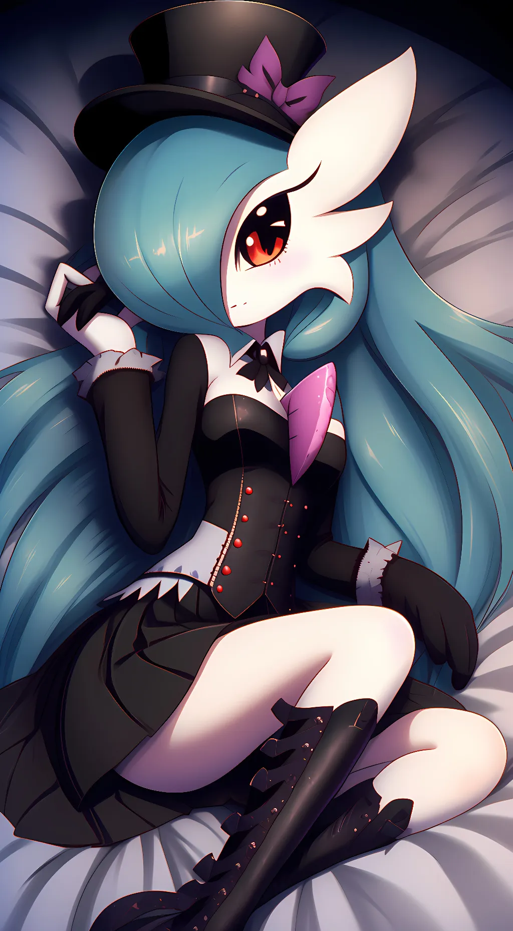 ai character: Gardevoir  (Shiny) background