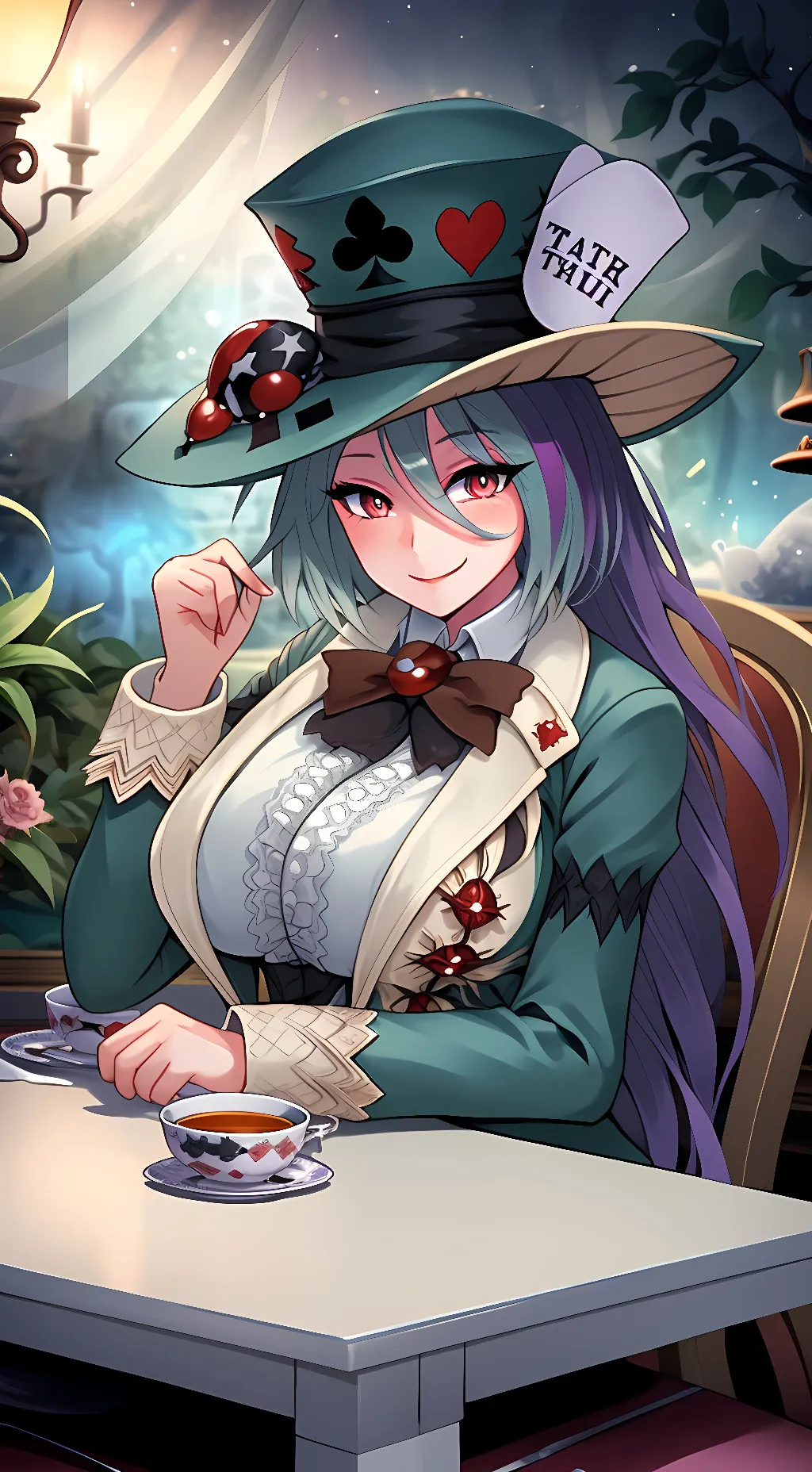 ai character: Mad Hatter background