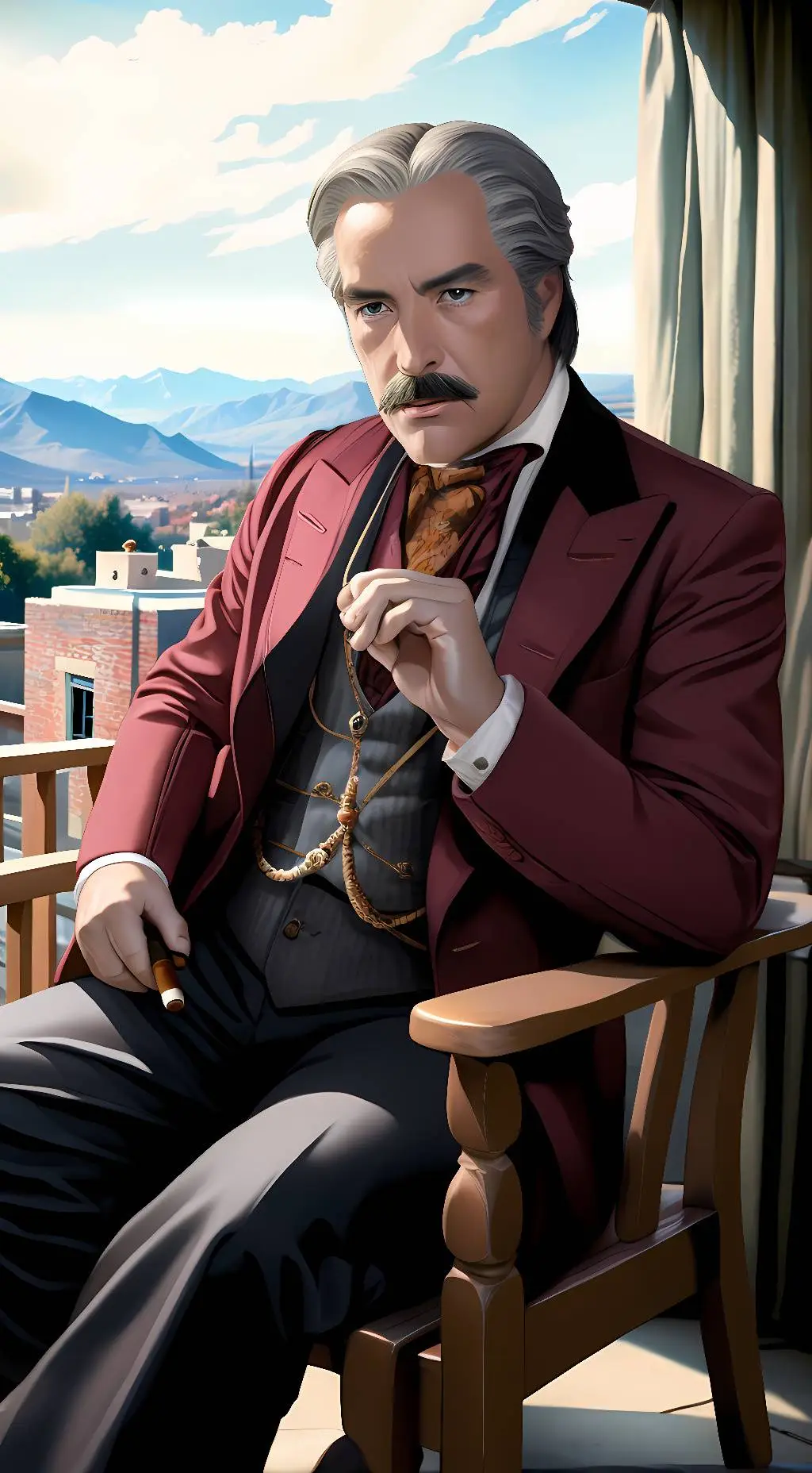 ai character: Cyrus Cy Toliver background
