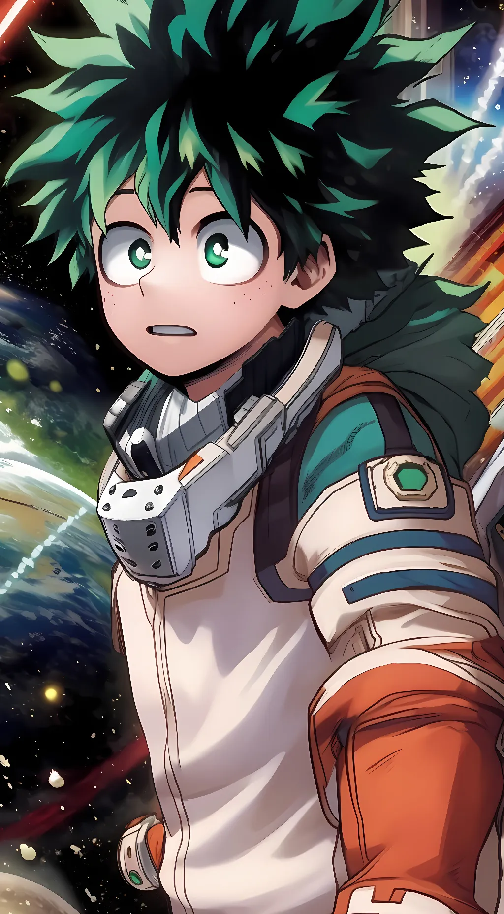 ai character: BNHA Plays AmongUs background