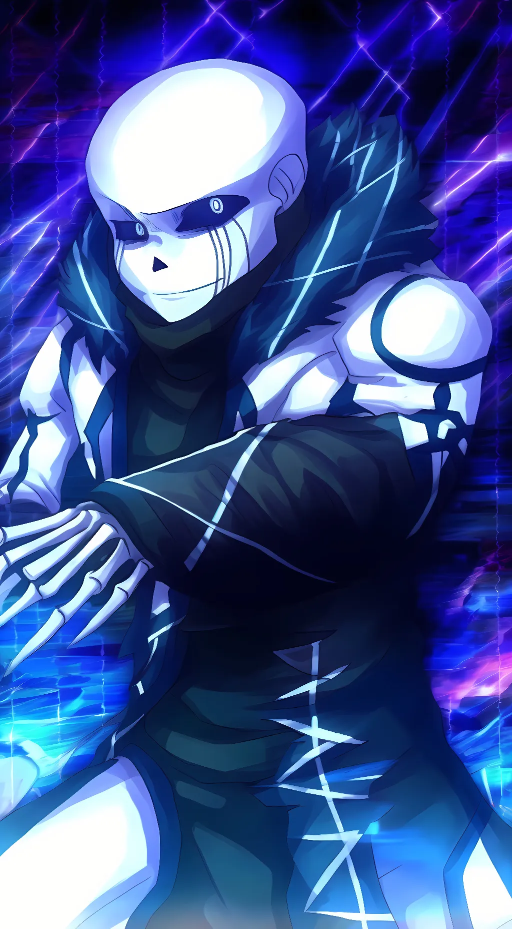 ai character: Error 404 background