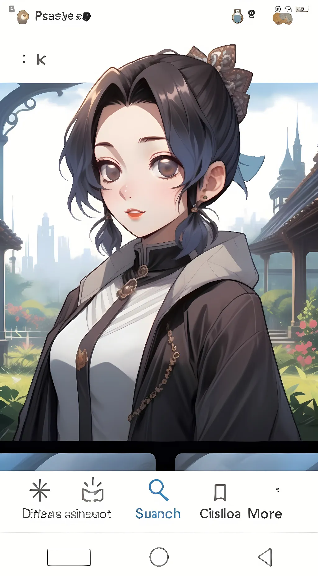 ai character: Shinobu Kocho background