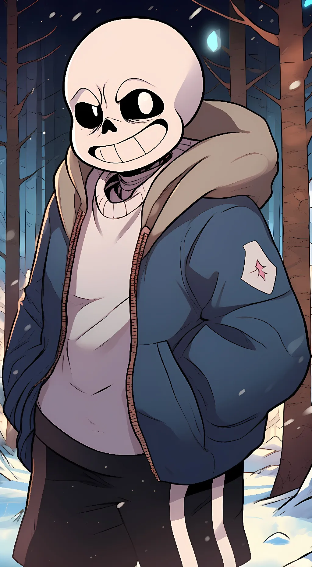 ai character: sans background