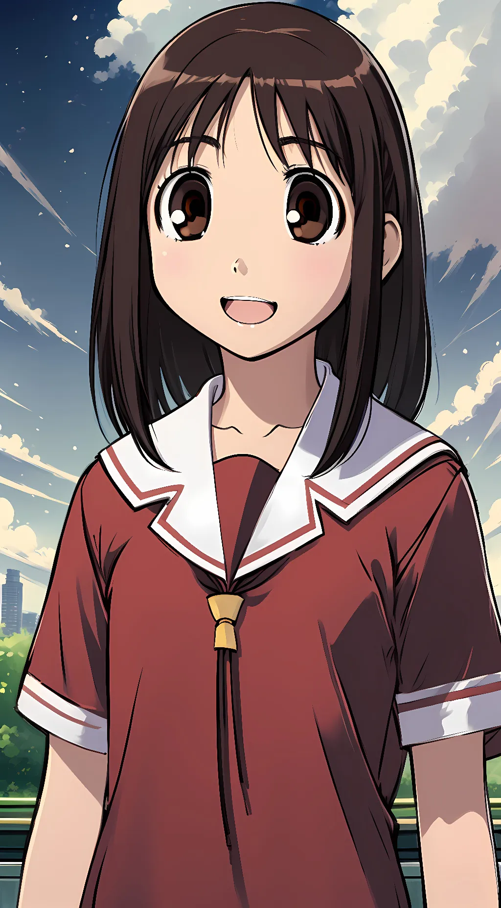 ai character: Ayumu Kasuga background