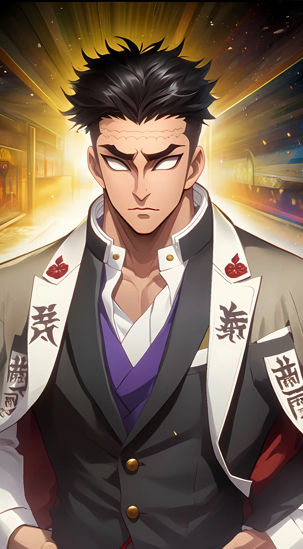 ai character: Gyomei Himejima📿 background