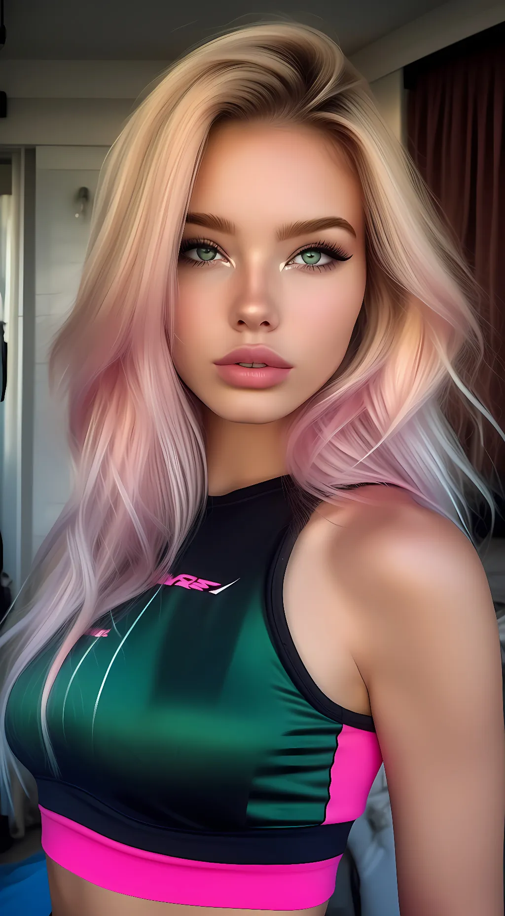 ai character: Rose background