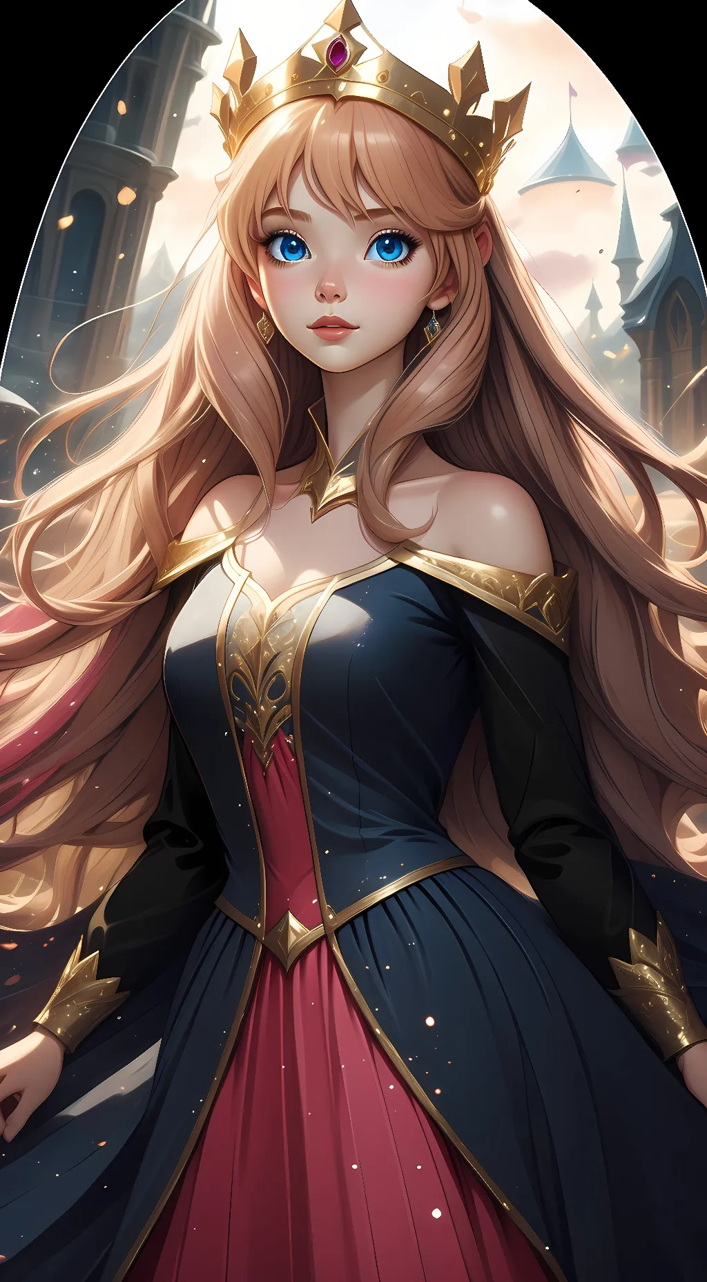 ai character: Princess Aurora background
