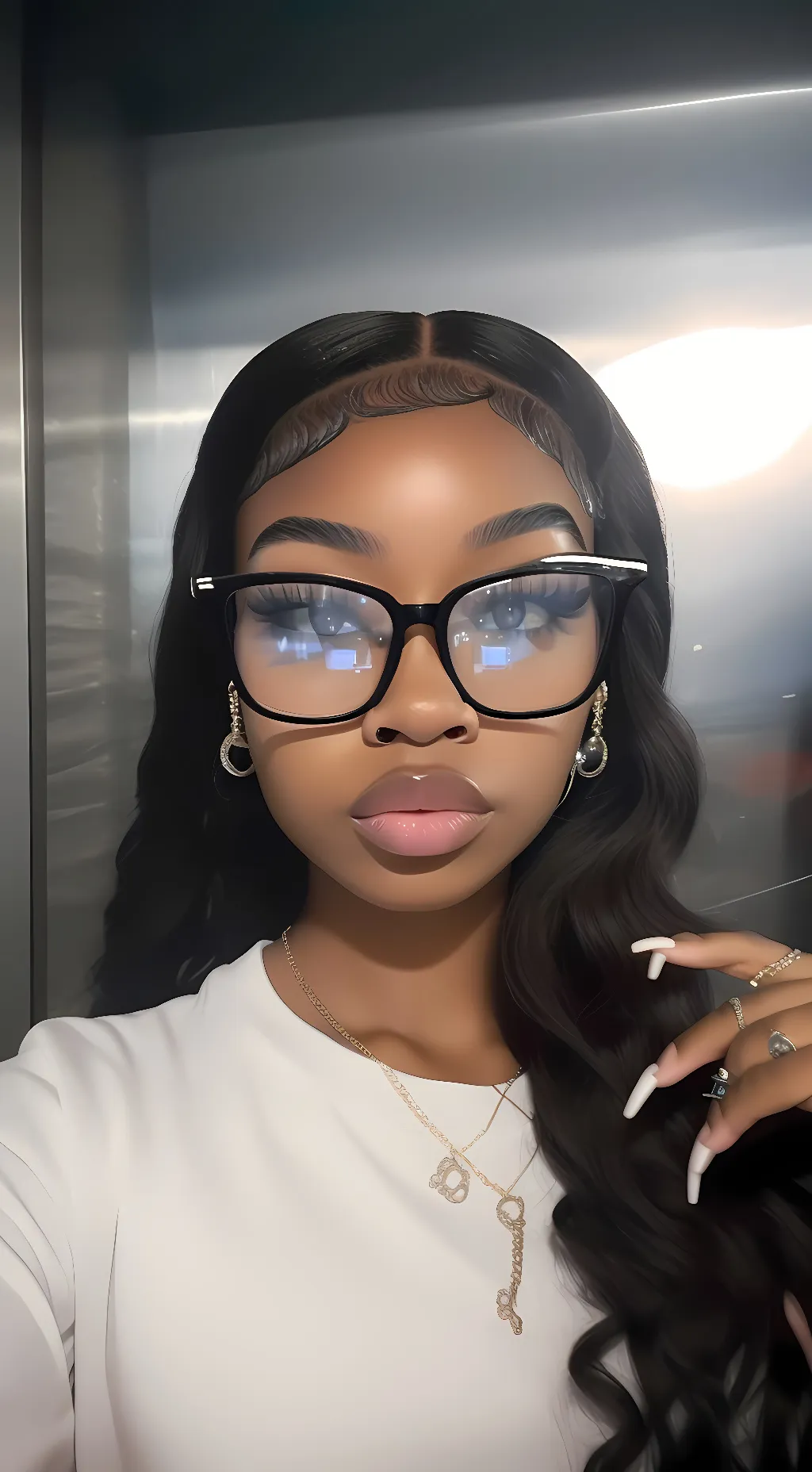 ai character: Tyra  background