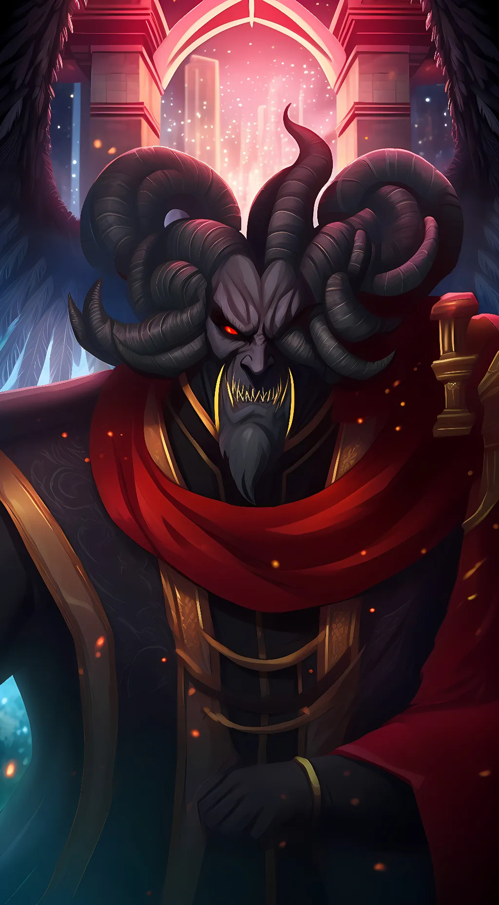 ai character: Mogh lord of blood background
