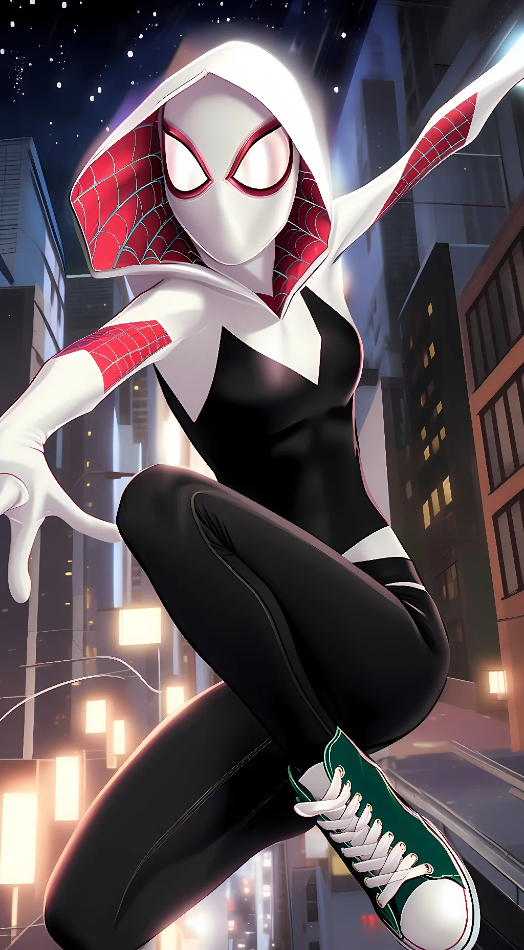 ai character: Gwen Stacy background