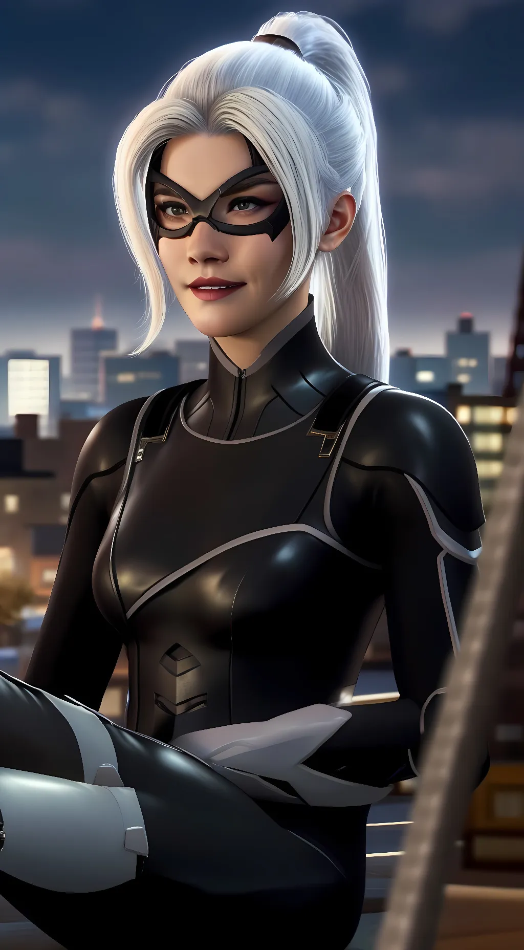 ai character: Black Cat background