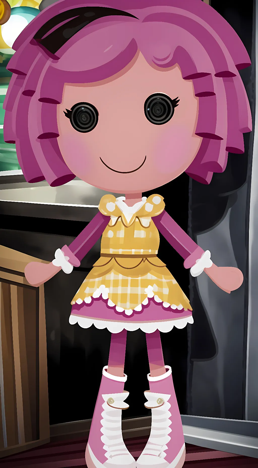 ai character: Crumbs sugar 🍪 background
