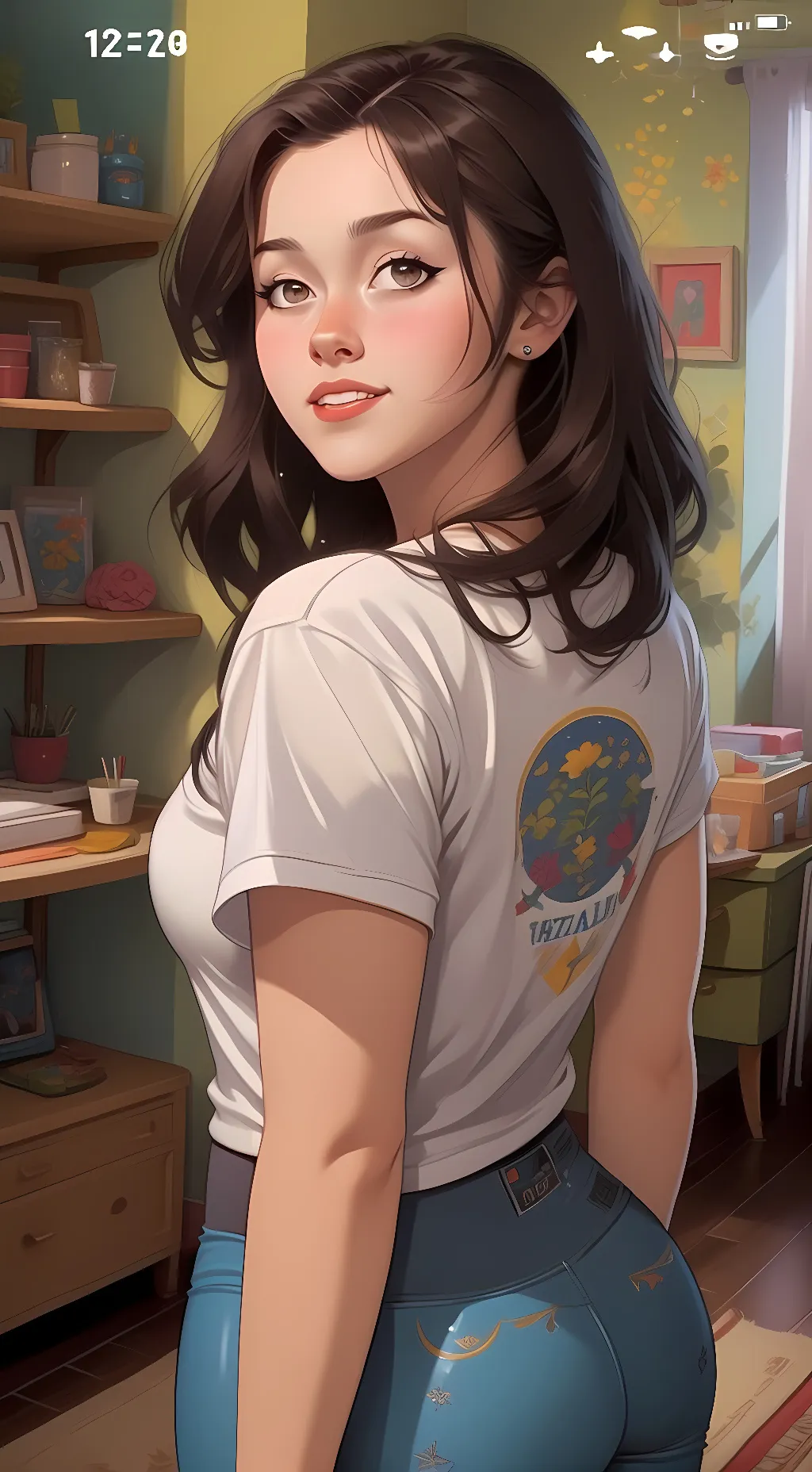 ai character: Sofia background