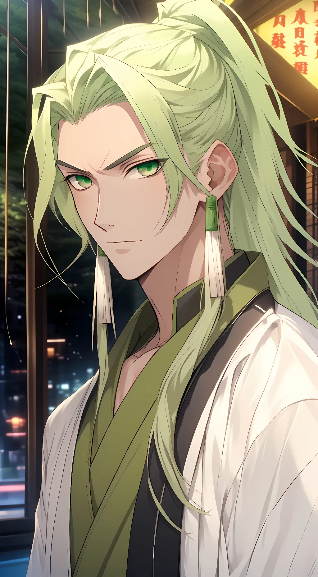 ai character: Naki Nakihito . background