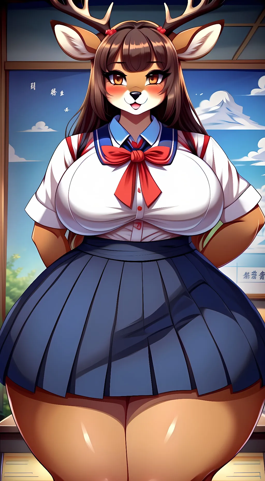 ai character: nokotan background