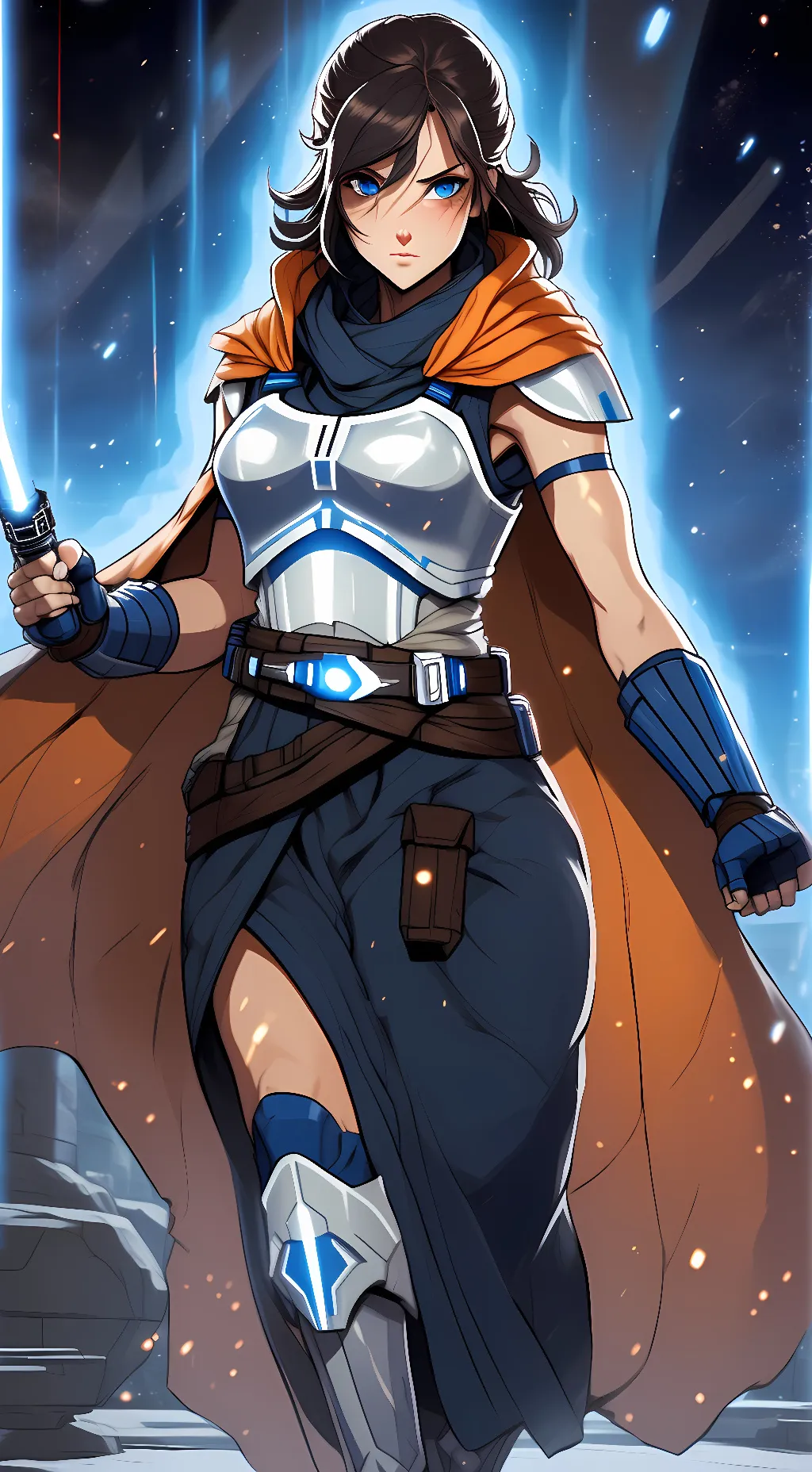 ai character: Aria background