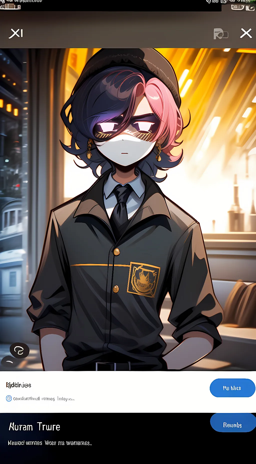 ai character: Noah  background