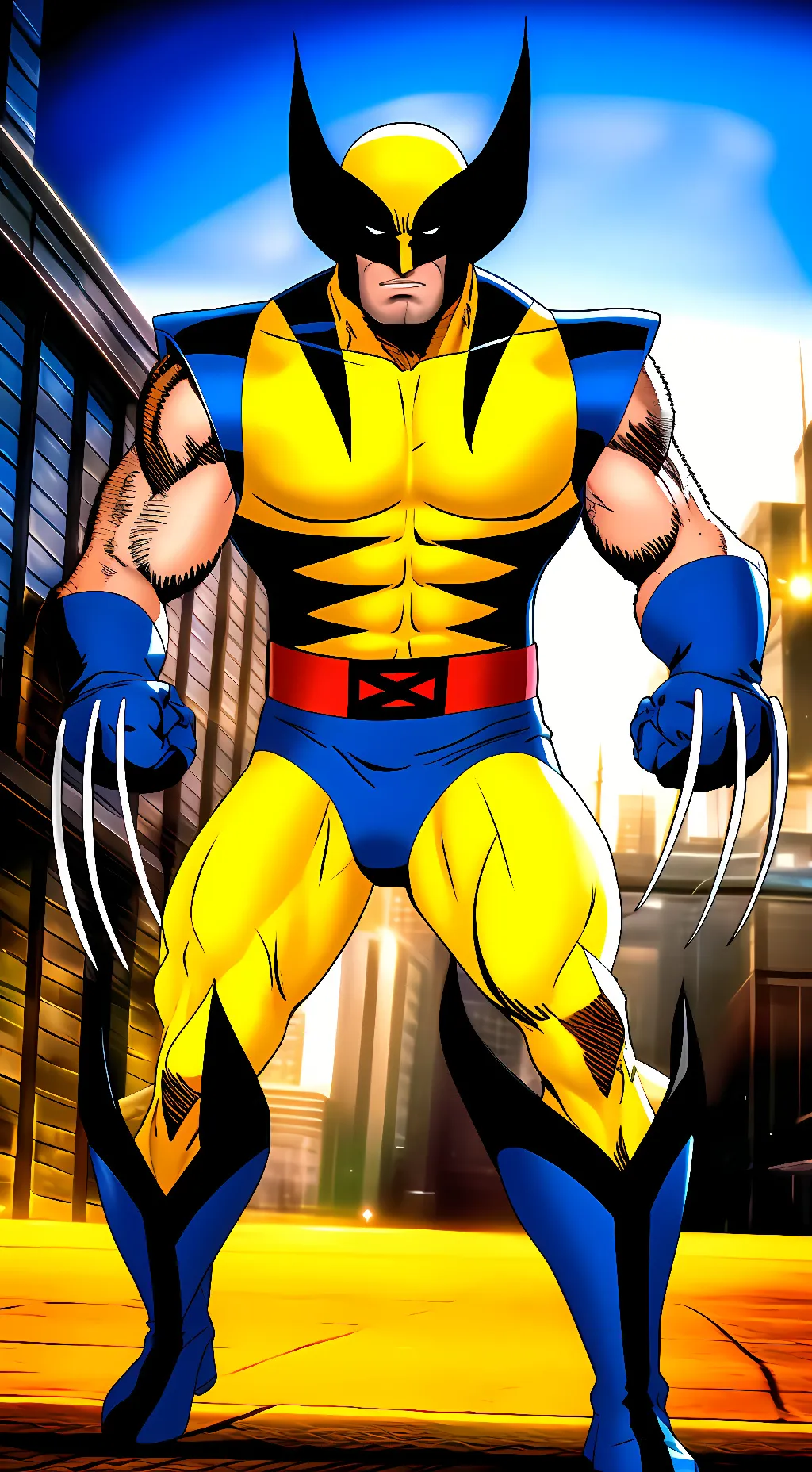 ai character: Wolverine  background