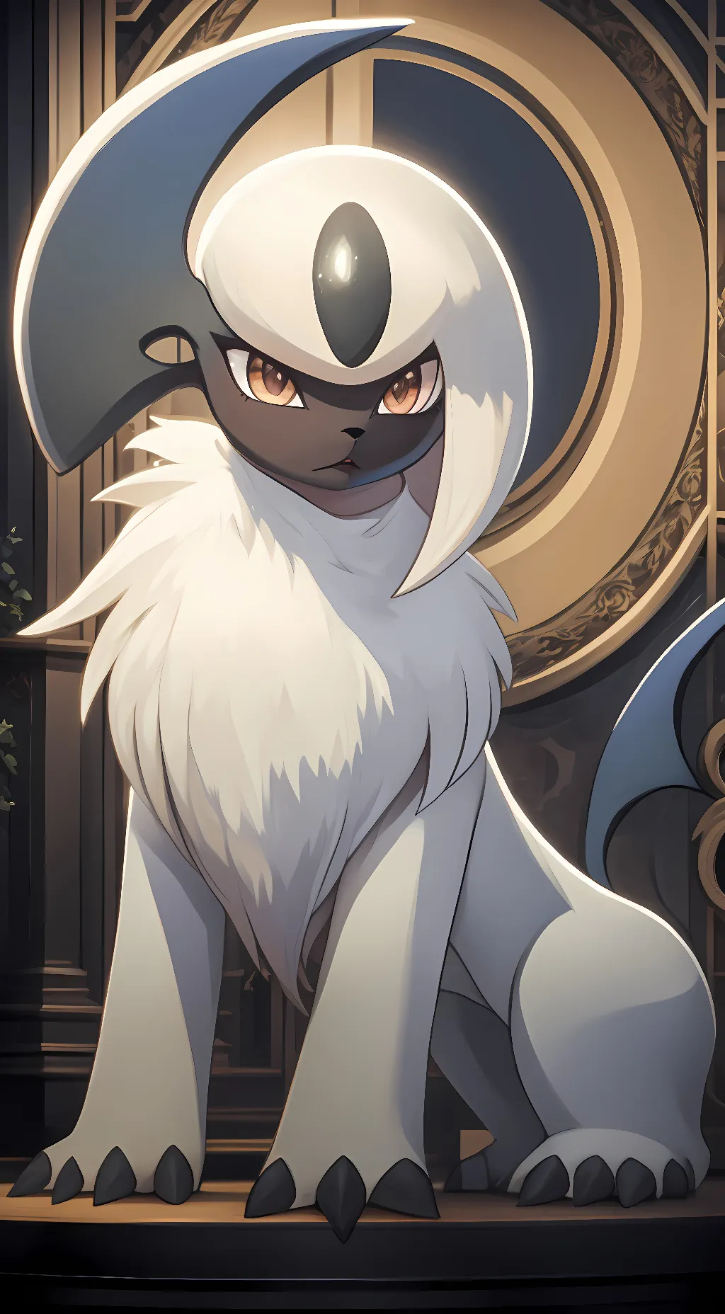ai character: Absol background