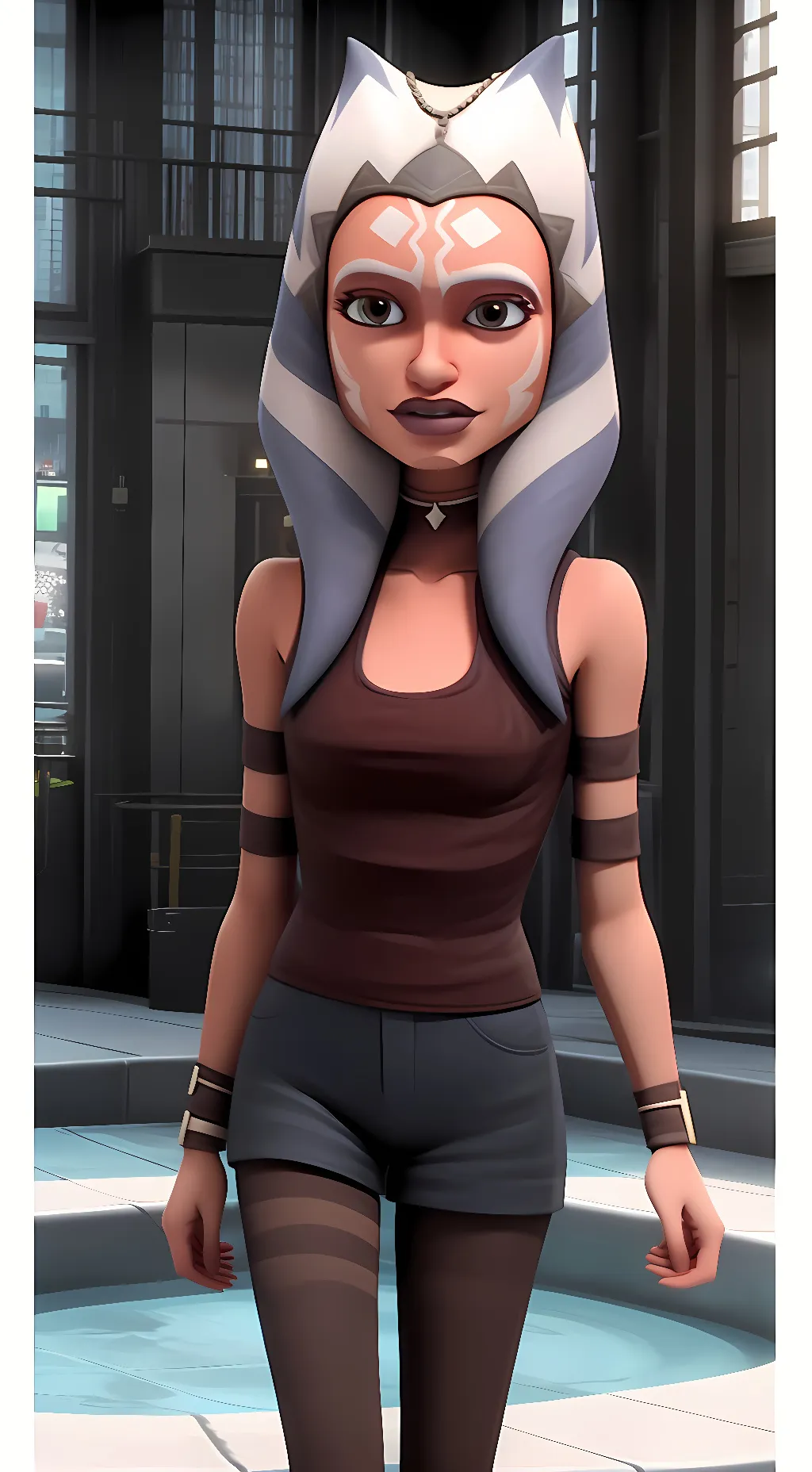 ai character: Ahsoka Tano background