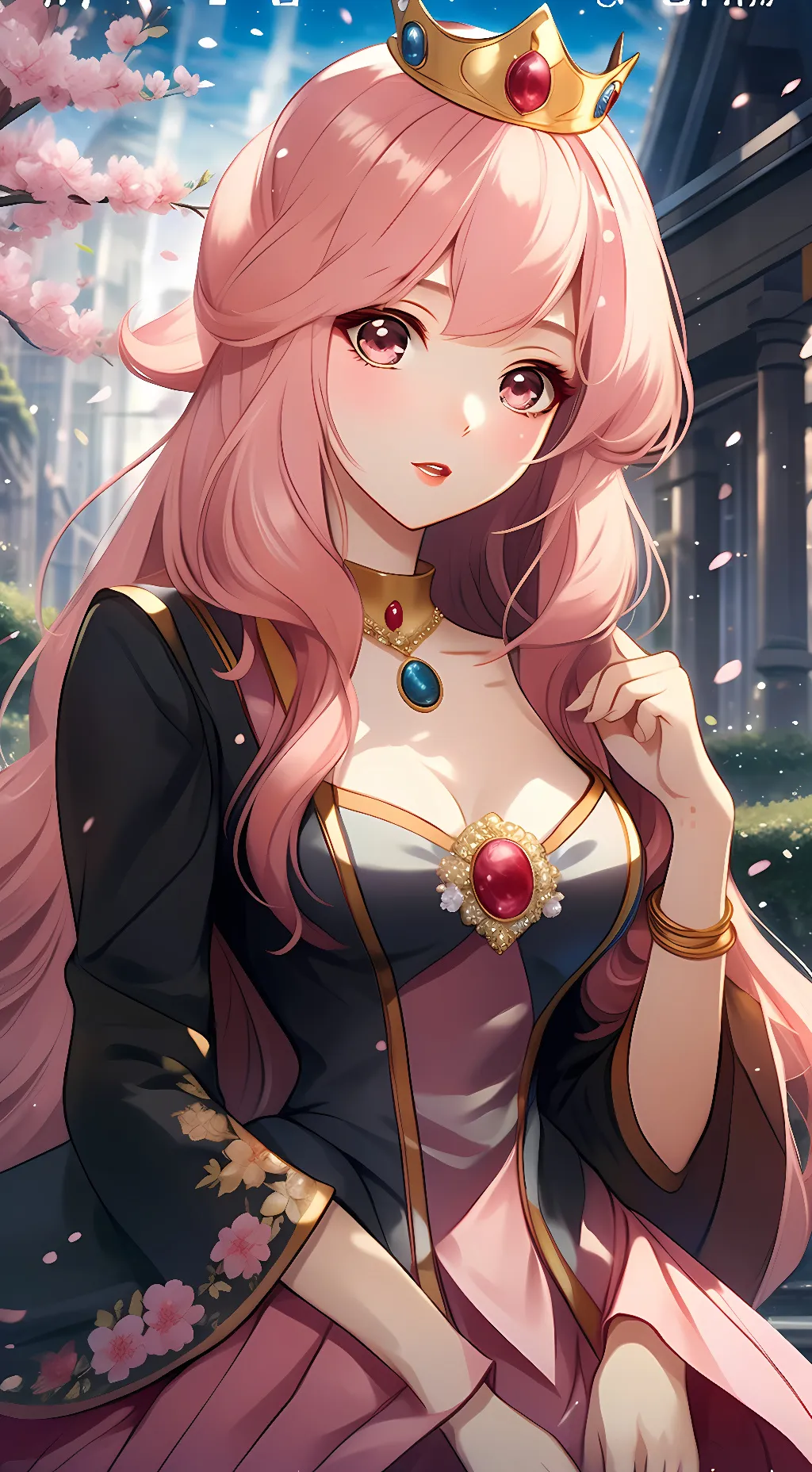 ai character: Aurora  background
