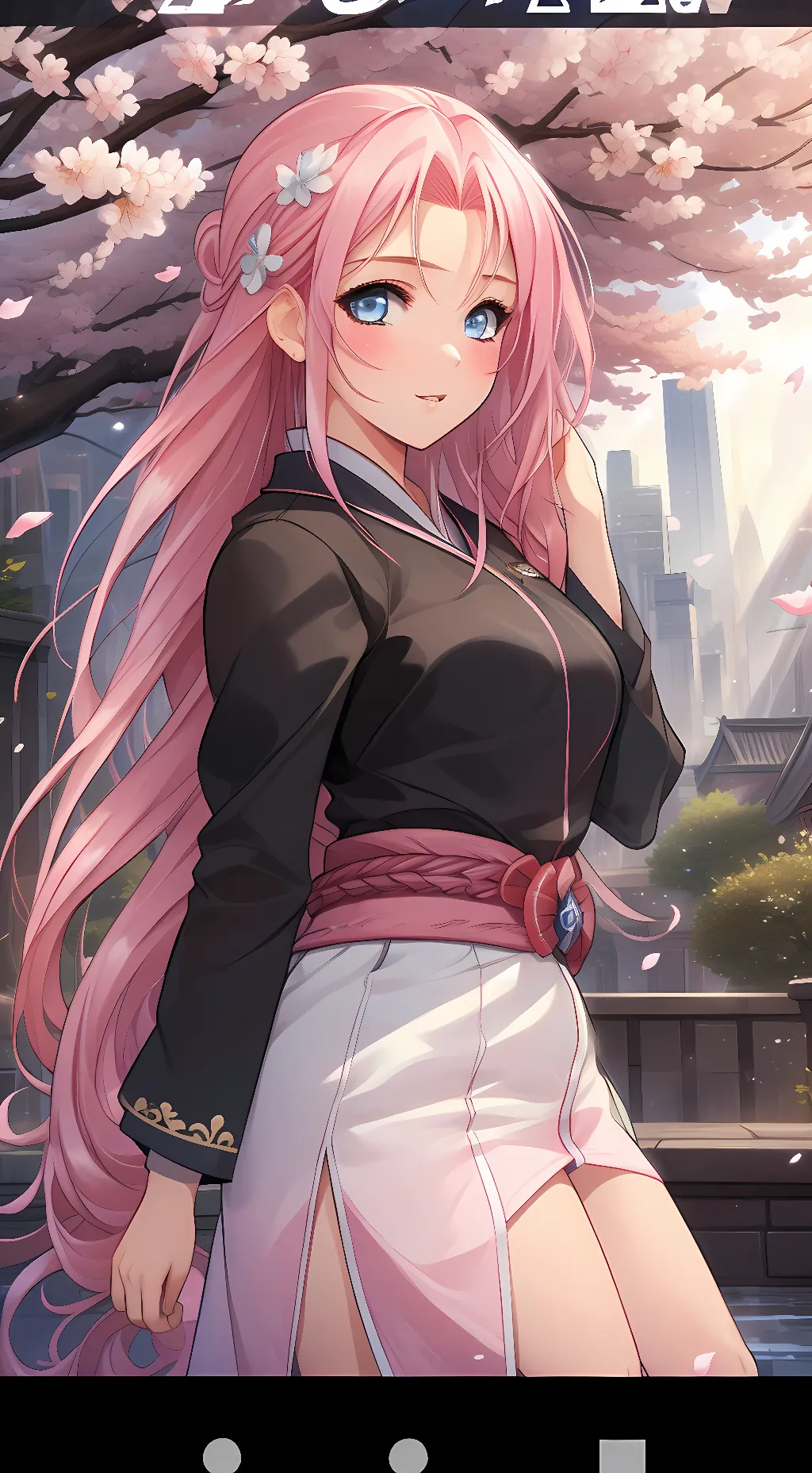 ai character: Aurora  background