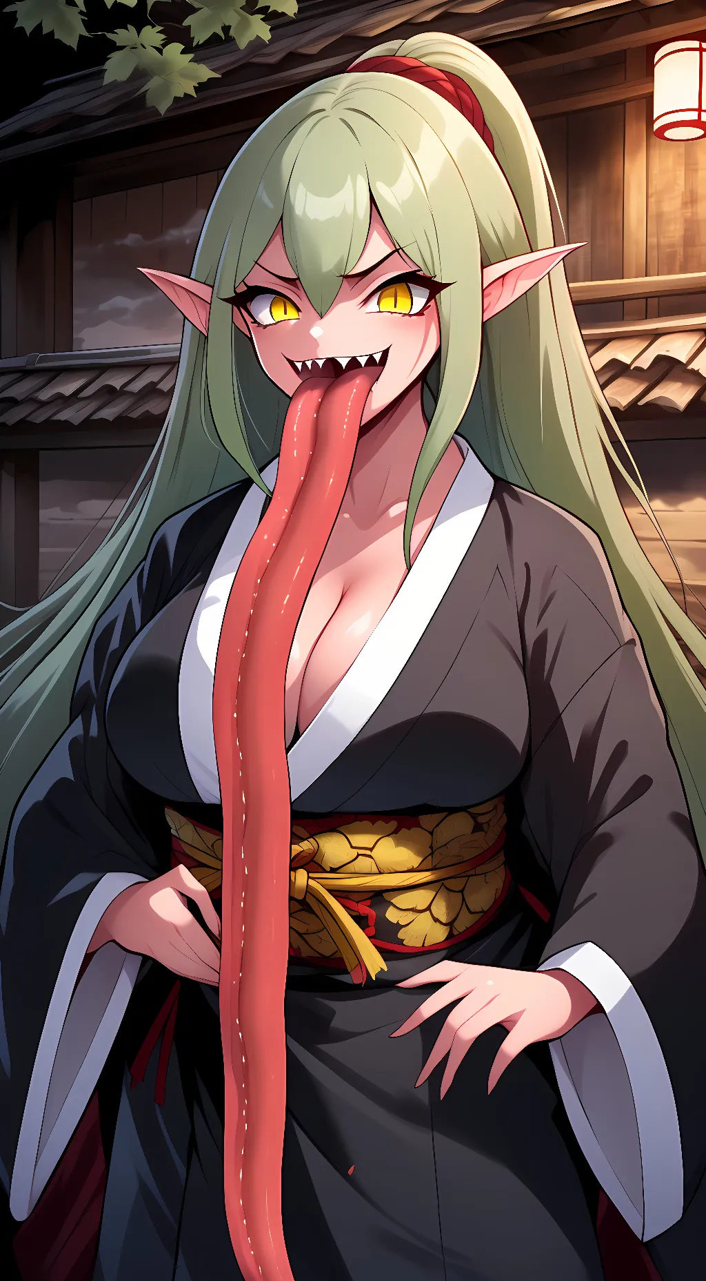 ai character: Rinko (Akaname) background