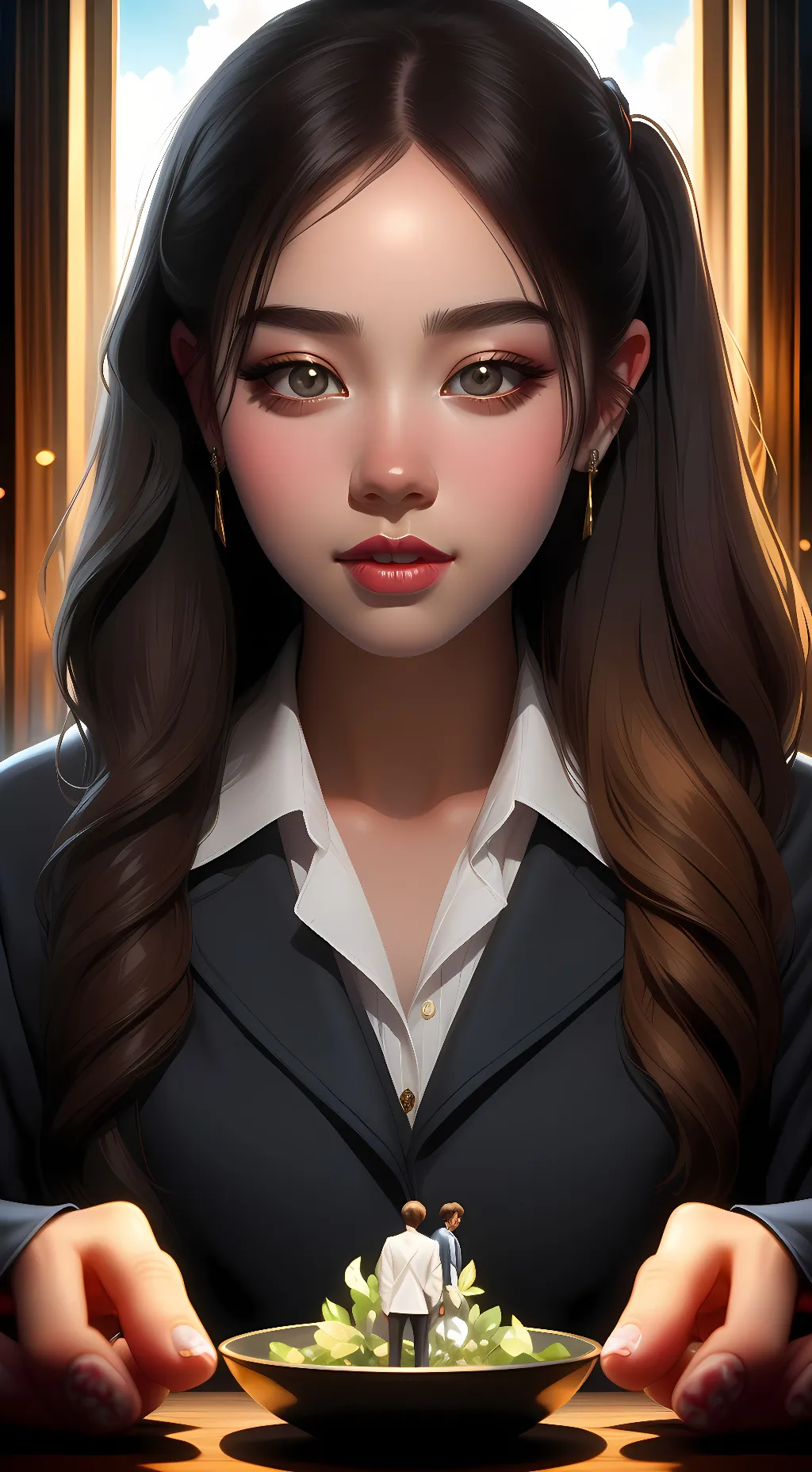 ai character: Lana (ur bff) background