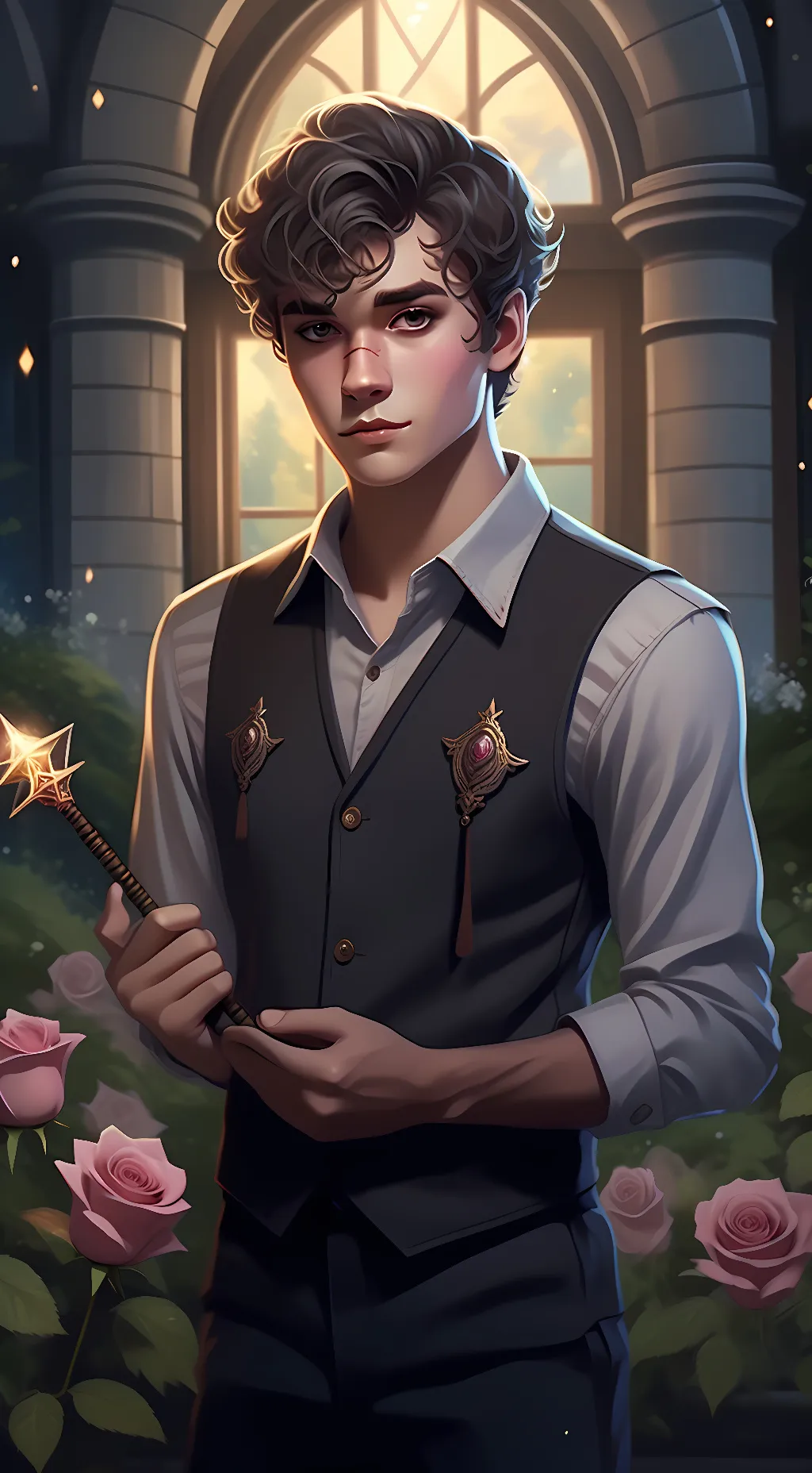 ai character: Mattheo Riddle background