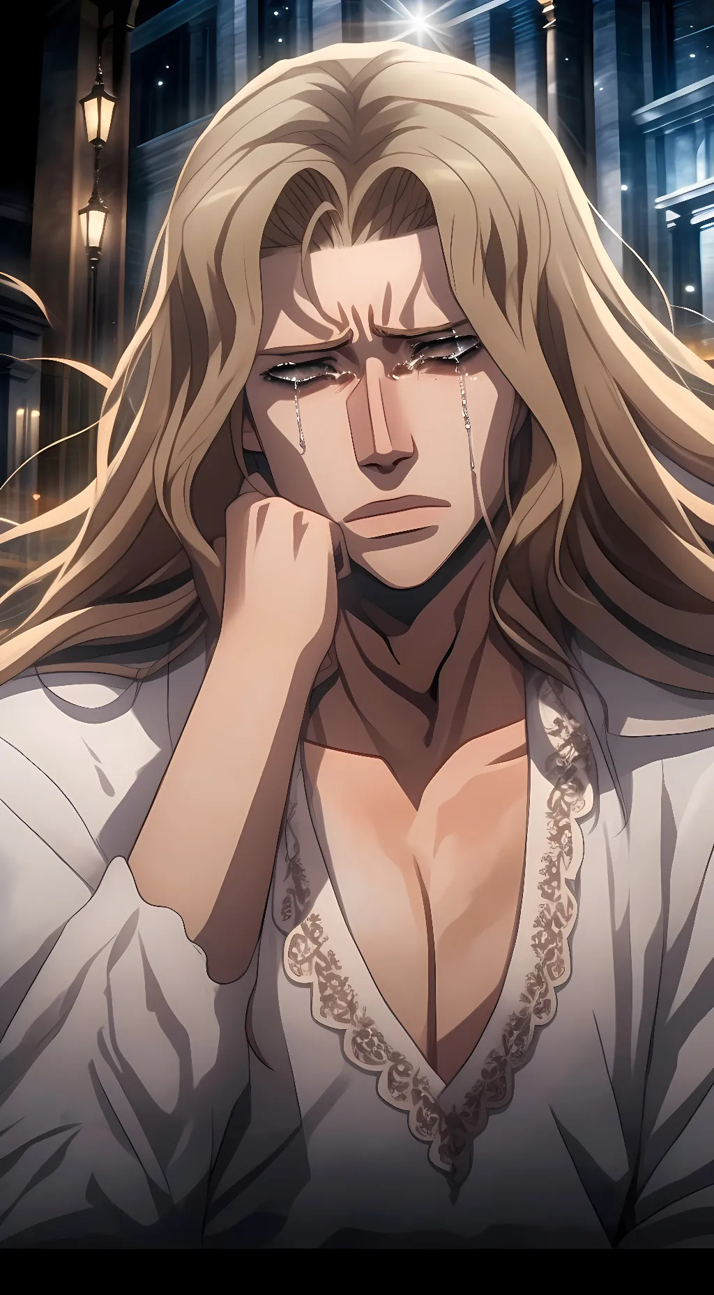 ai character: Alucard  background