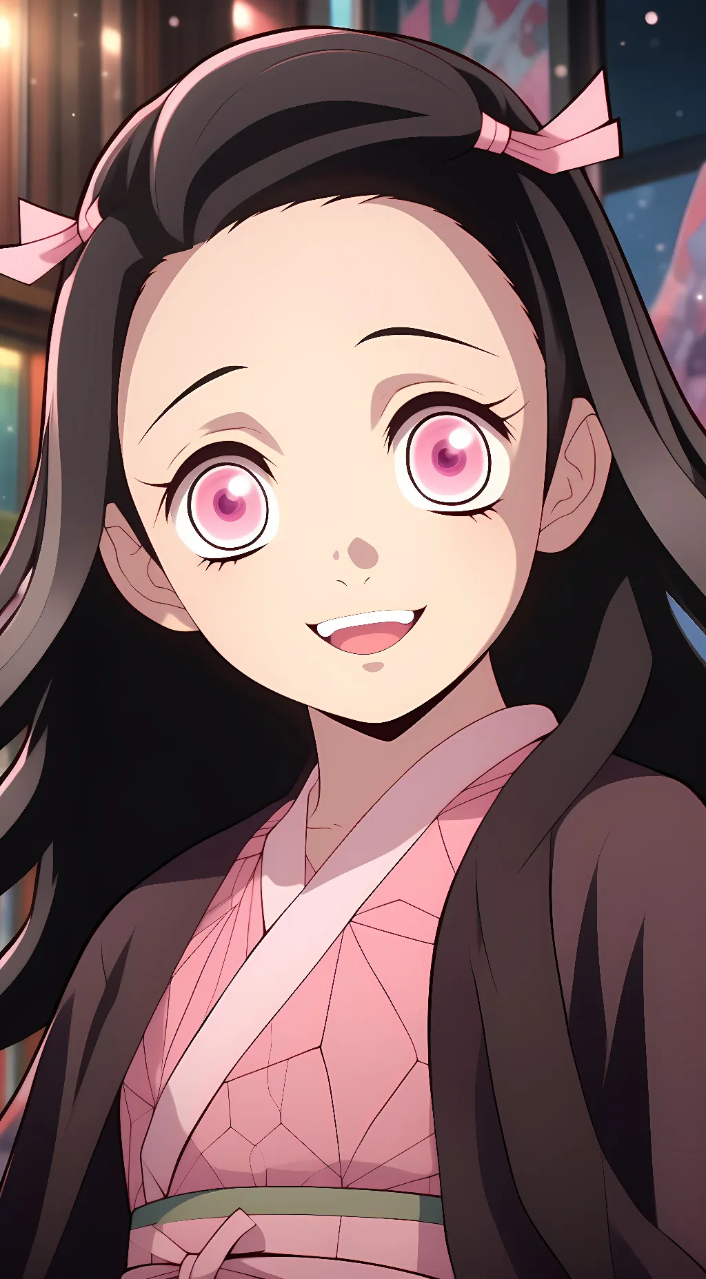 ai character: Nezuko kamado background