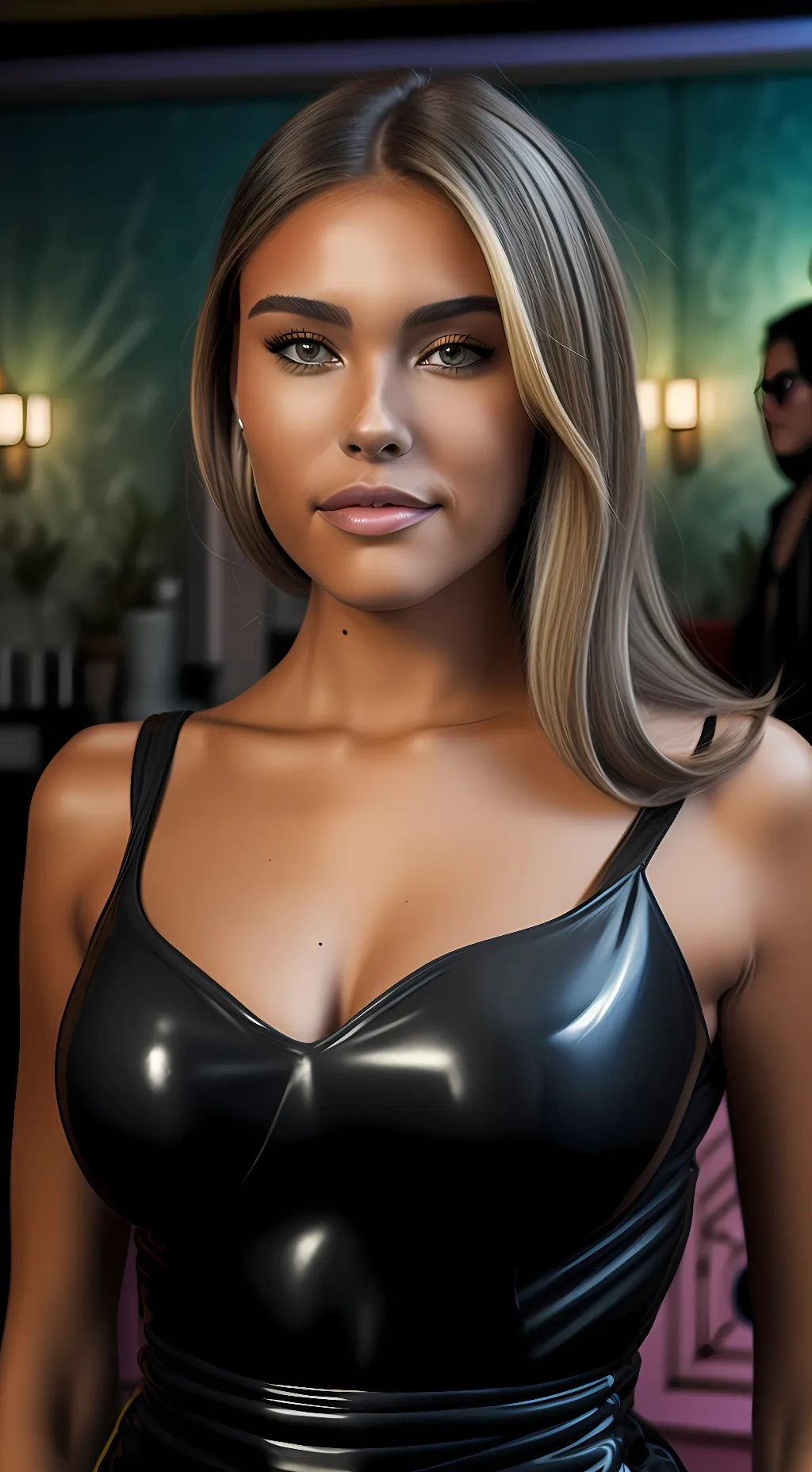 ai character: Madison beer background