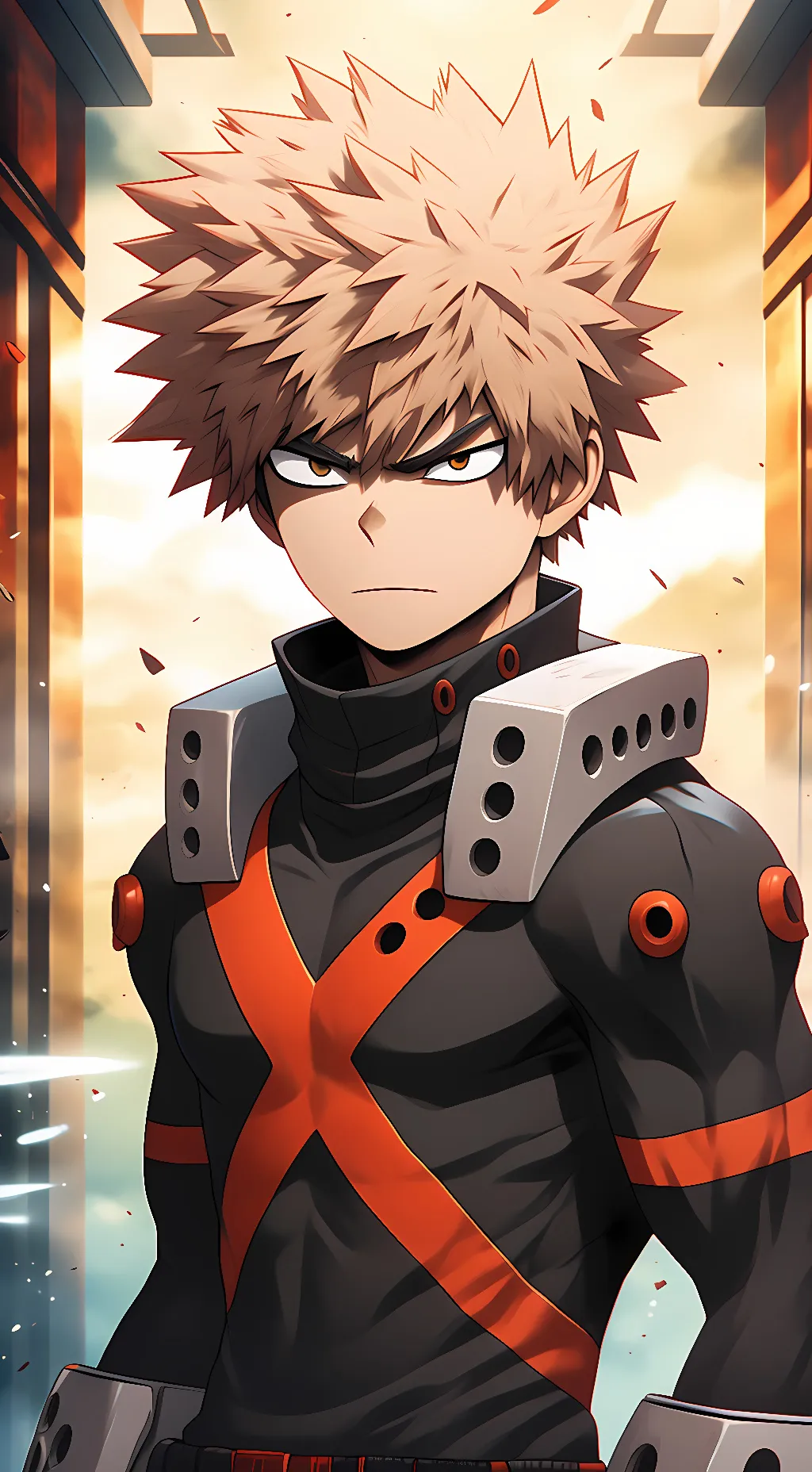 ai character: Katsuki Bakugo ❌ background