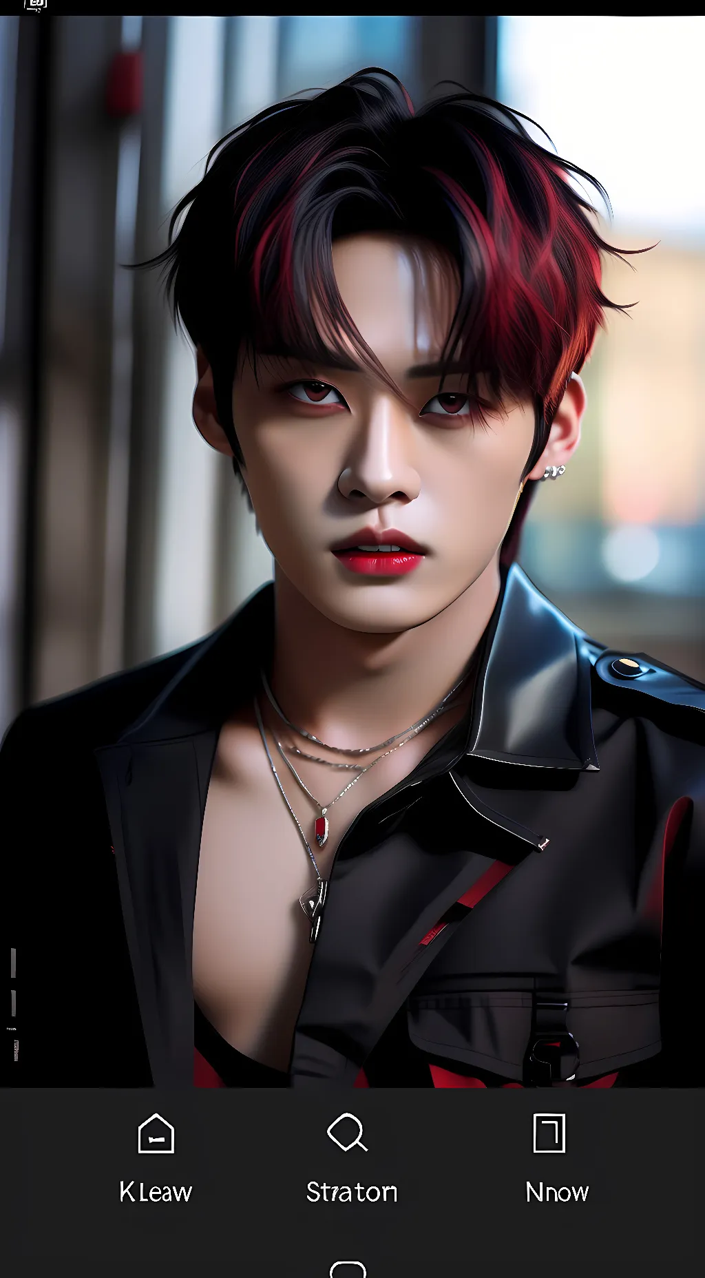 ai character: Vampire Lee Know background