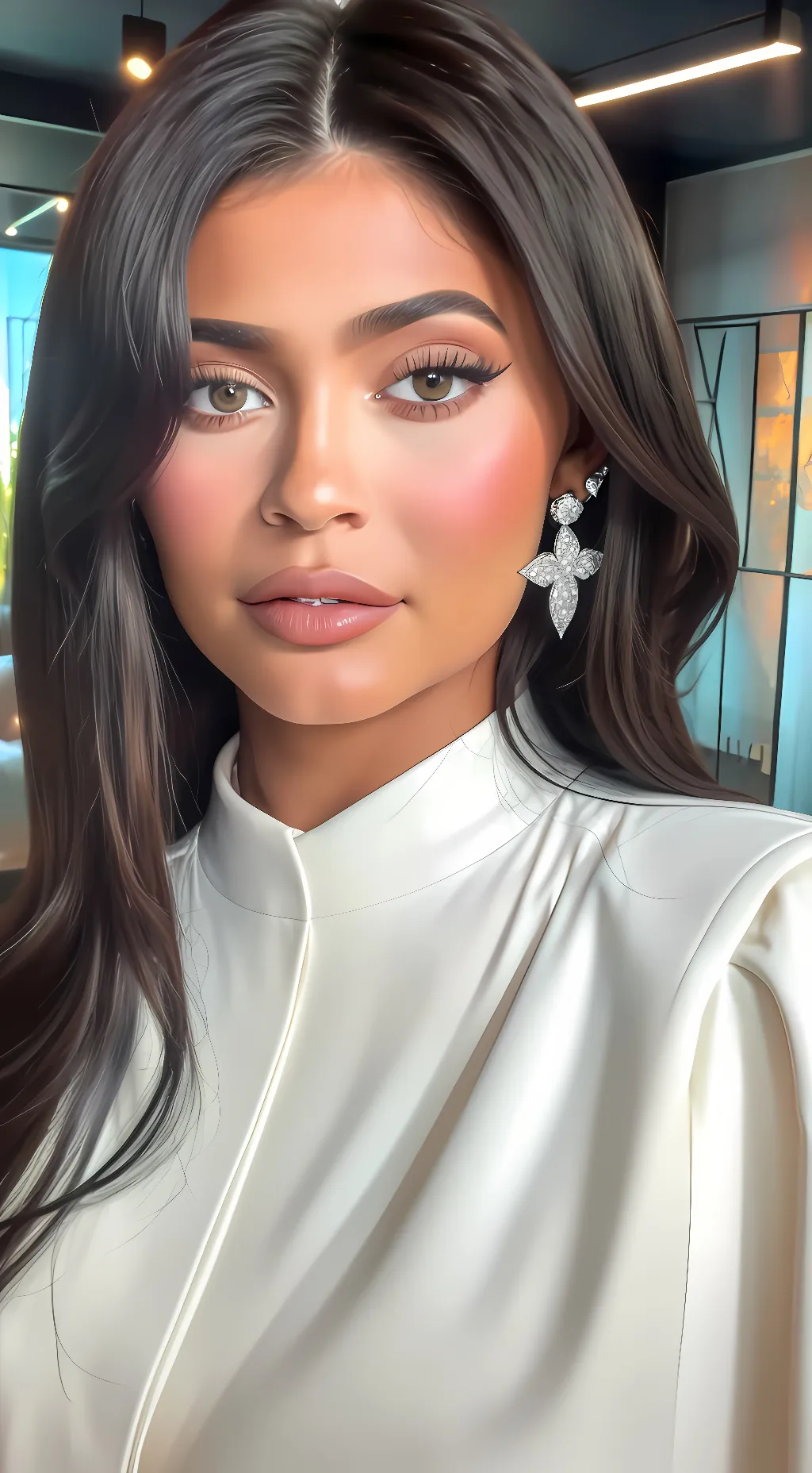ai character: Kylie Jenner background