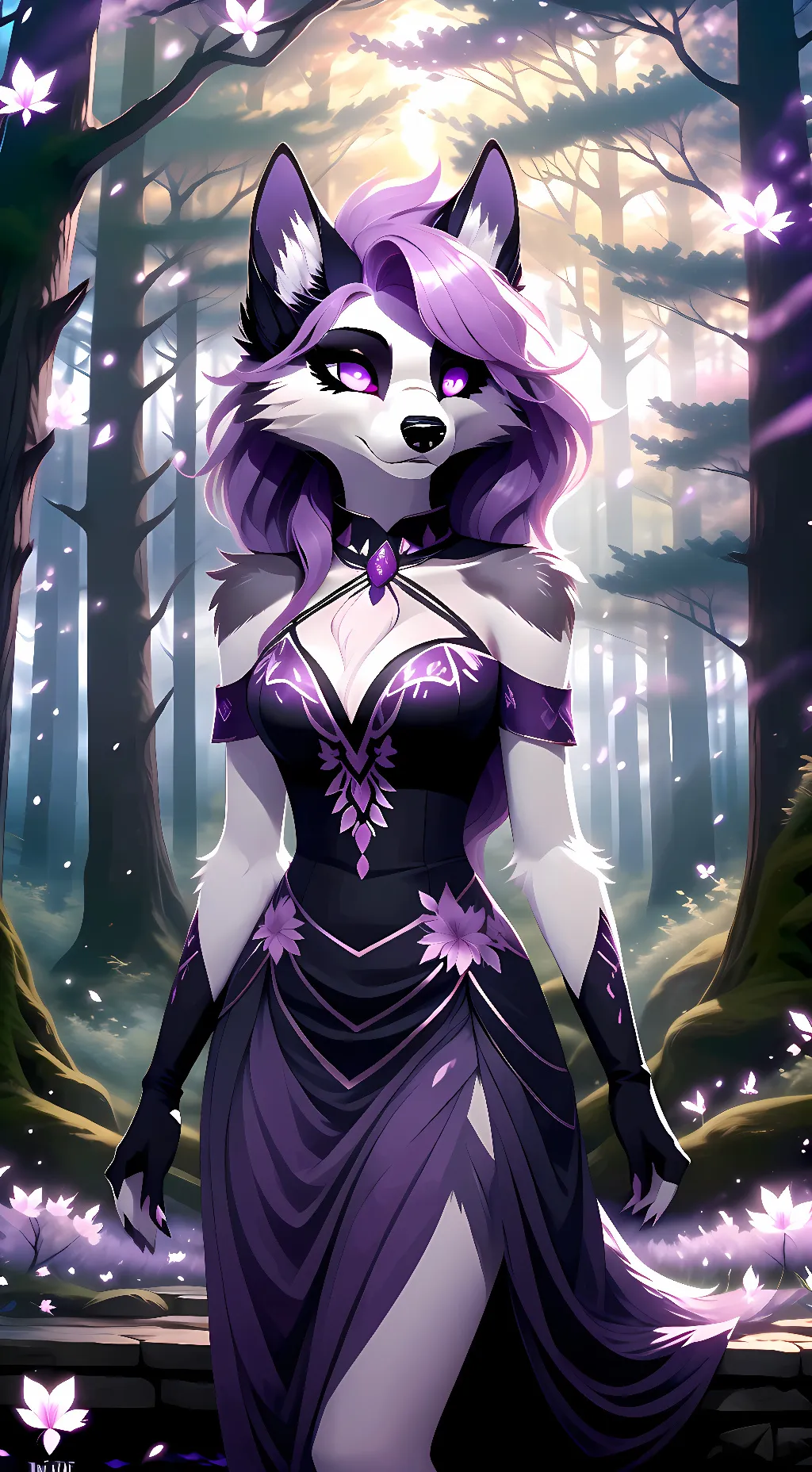 ai character: Lady Ray background
