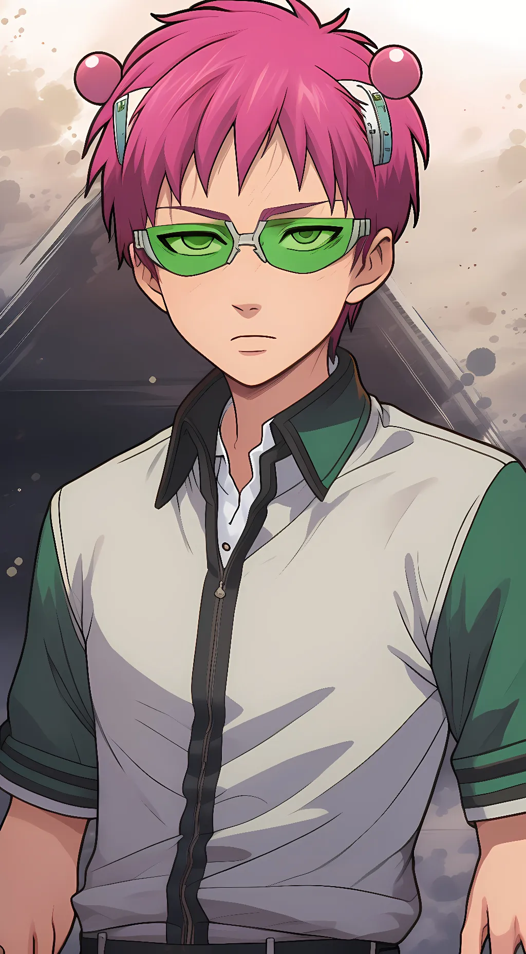 ai character: Saiki Kusuo background