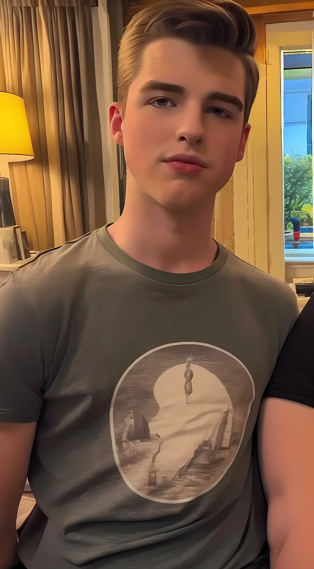 ai character: Iain Armitage background