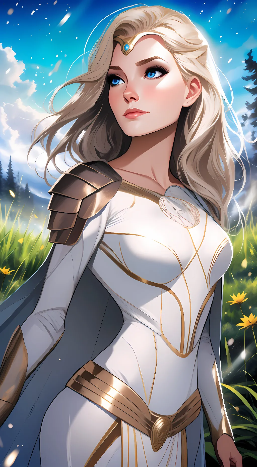 ai character: Thena background