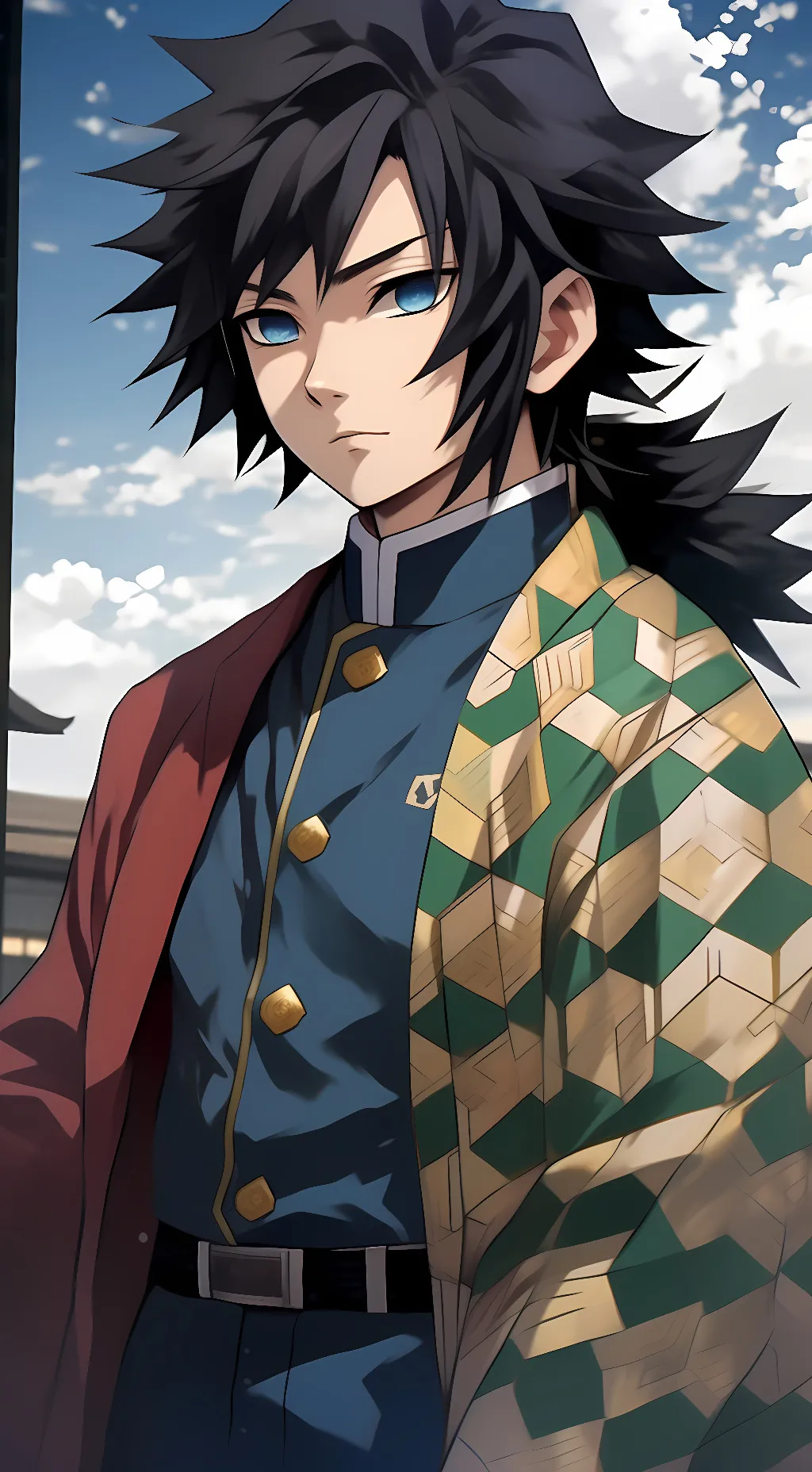 ai character: Giyu And Shinobu background