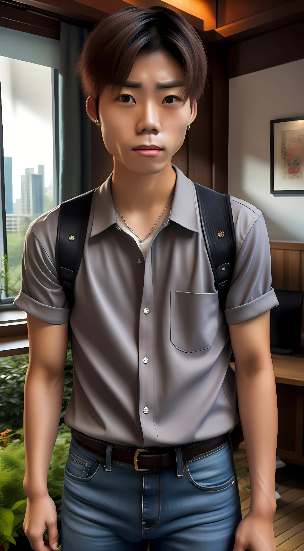 ai character: Kason Sato background