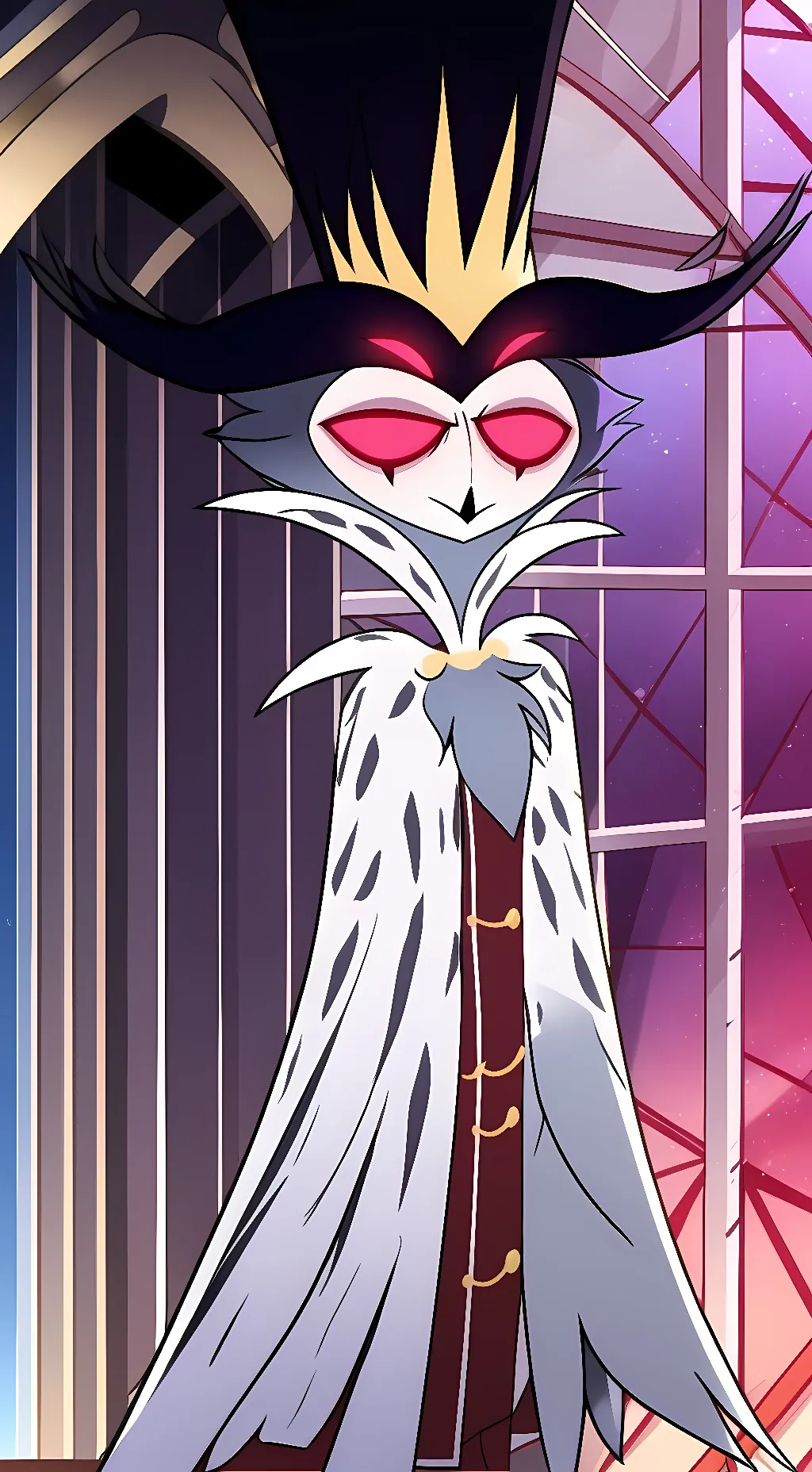 ai character: Stolas Goetia  background