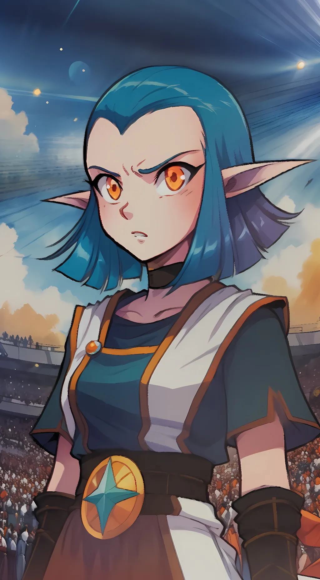 ai character: Shimy background