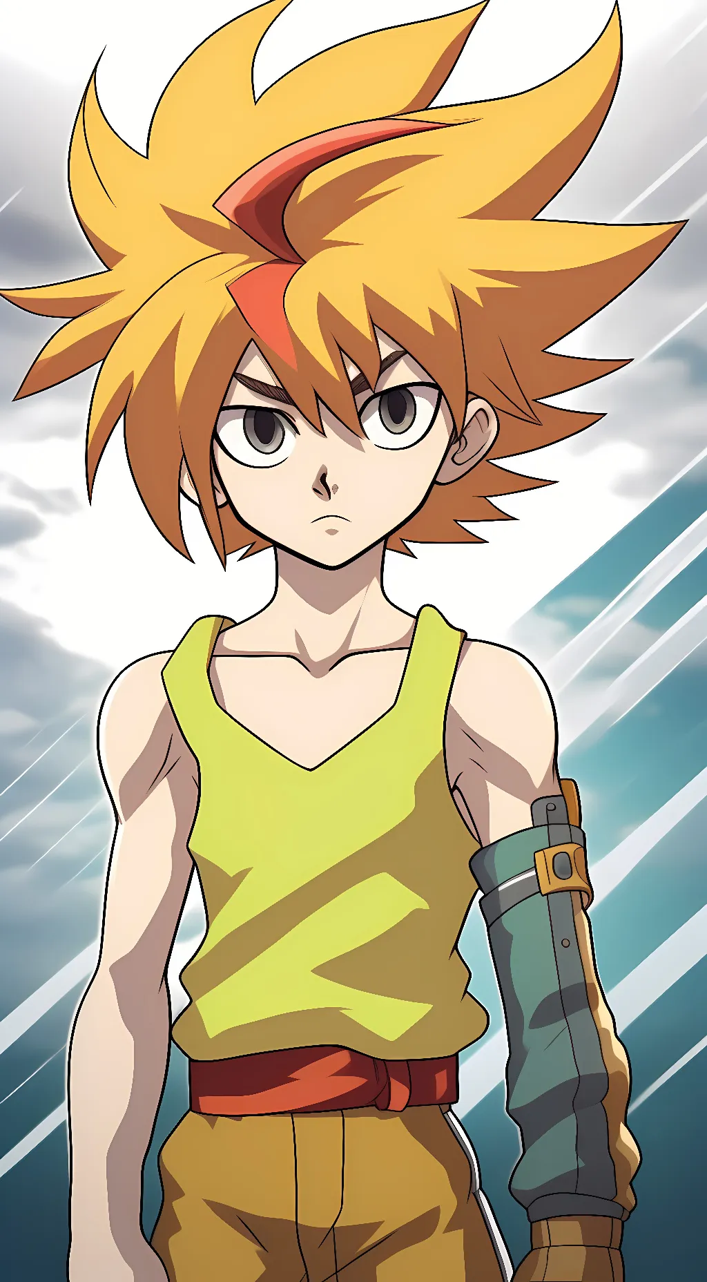 ai character: Free De La Hoya  background