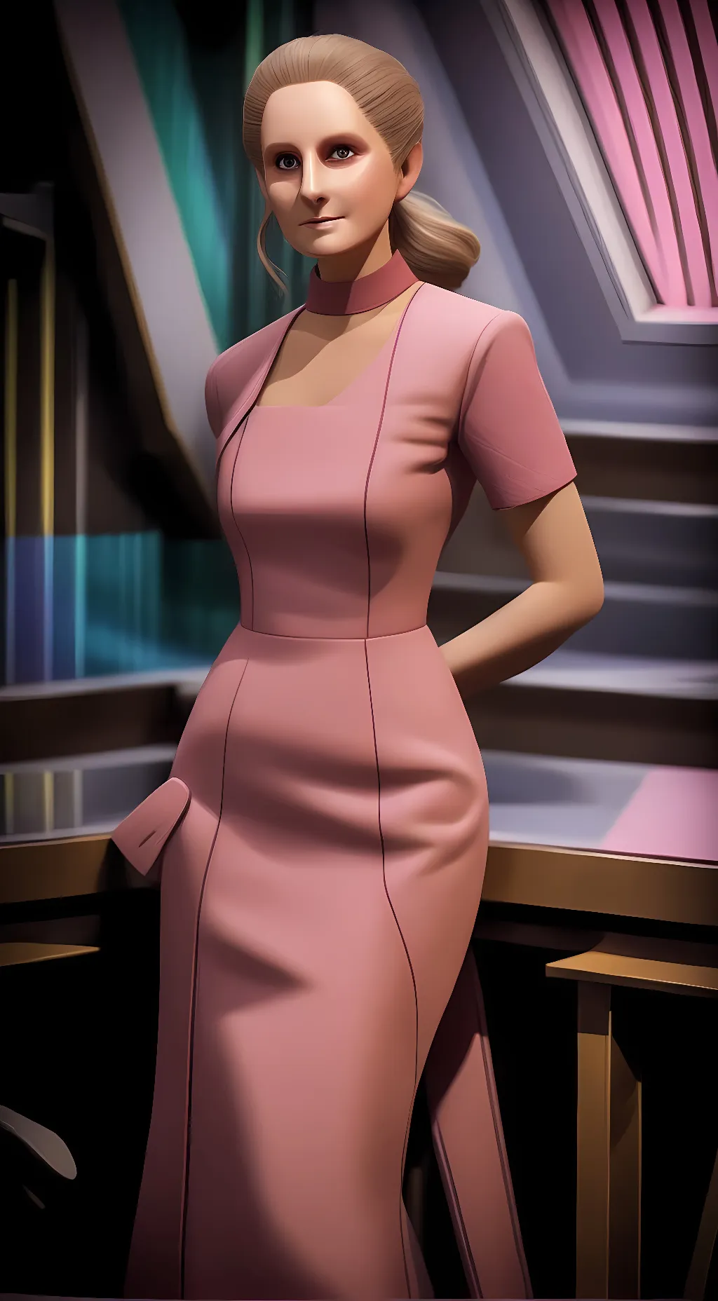 ai character: Oda  background