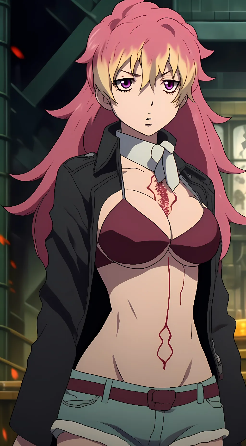 ai character: Shura Kirigakure background